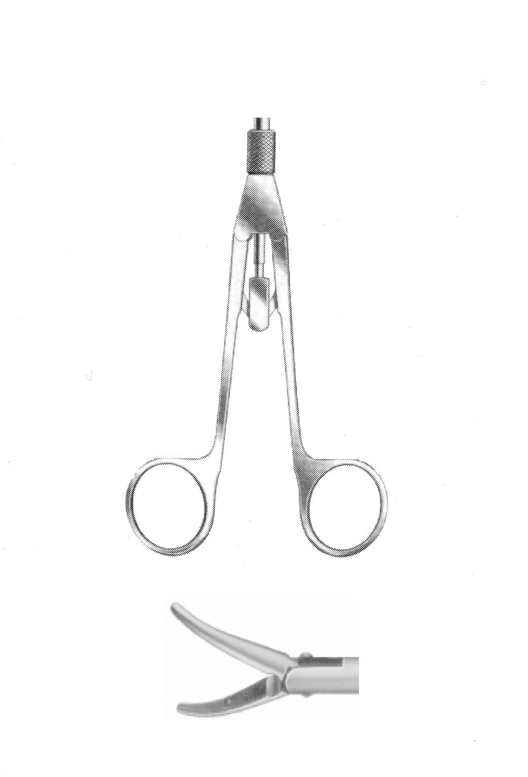 DİSEKSİYON VE KAVRAMA FORSEPS ÇAP  10MM